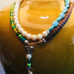 Eclectic Wrap Bracelet or Necklace